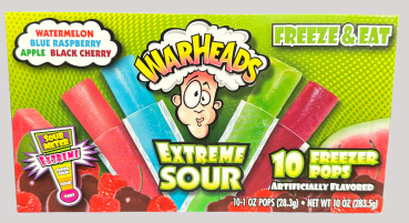Warheads Extreme Sour Freezer Pops
